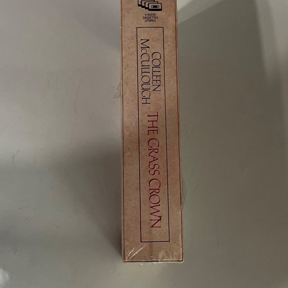 1991 VTG The Grass Crown by Colleen McCullough NIP audio 4 cassettes 360 min. - Picture 5 of 7